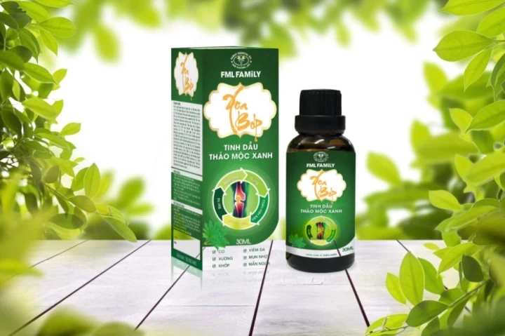Tinh dầu xoa bóp Thảo Mộc Xanh